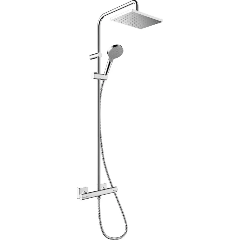 CONJUNTO DE DUCHA TERMOSTáTICO SHOWERPIPE 230 VERNIS SHAPE  HANSGROHE