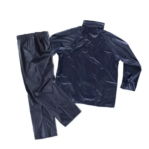 Conjunto de pantalón y chaqueta impermeables Marino