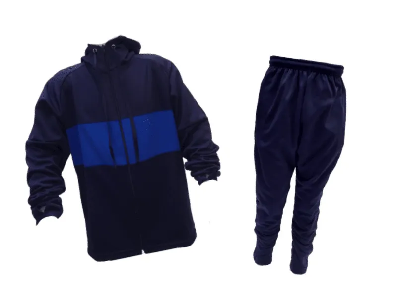 Conjunto frizado niño!! campera + pantalon (az/fr