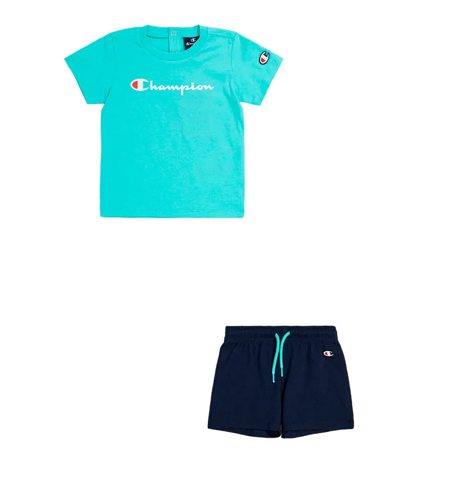 CONJUNTO  SHORT & SHIRT CASUAL_NIO_CHAMPION SET