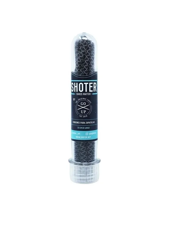 CORDONES SHOTER REFLEX NEGROS