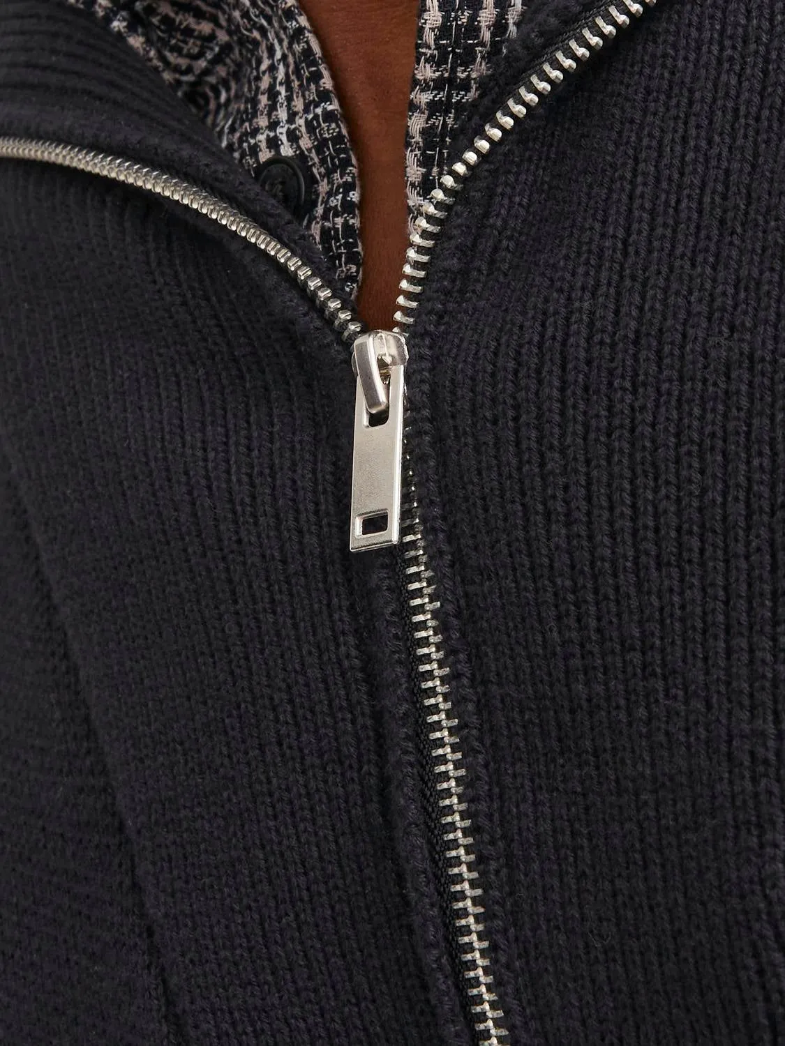 Cremallera de un cuarto | Negro | Jack & Jones®