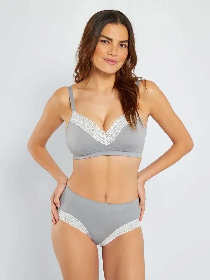 CULOTTE 'SANS COMPLEXE'  GRIS