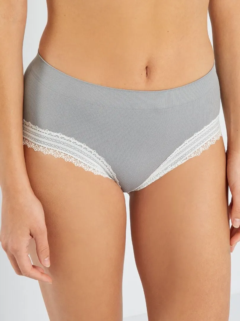CULOTTE 'SANS COMPLEXE'  GRIS