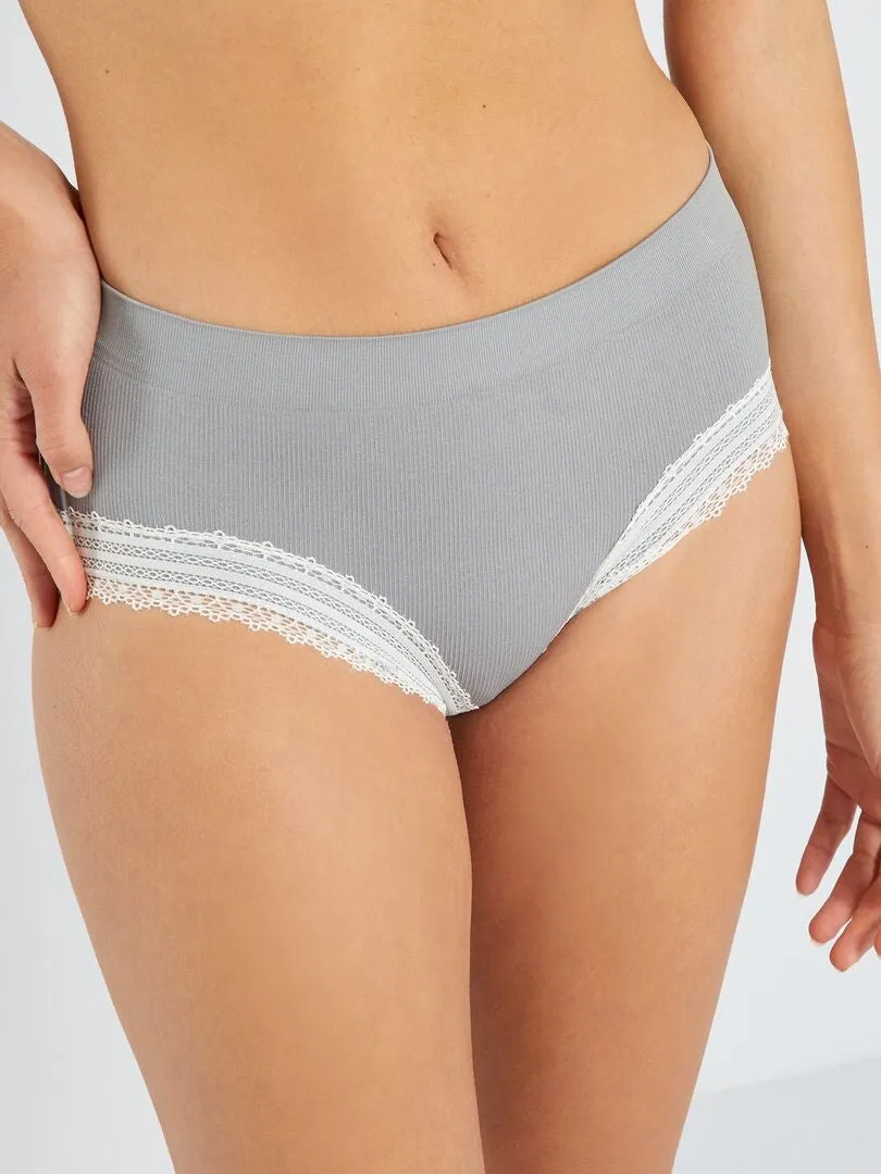CULOTTE 'SANS COMPLEXE'  GRIS