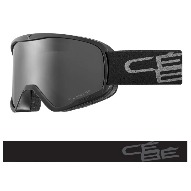Cébé Striker L Ski Mask (Full Black Grey Matte Grey Ultra Black Cat.3)