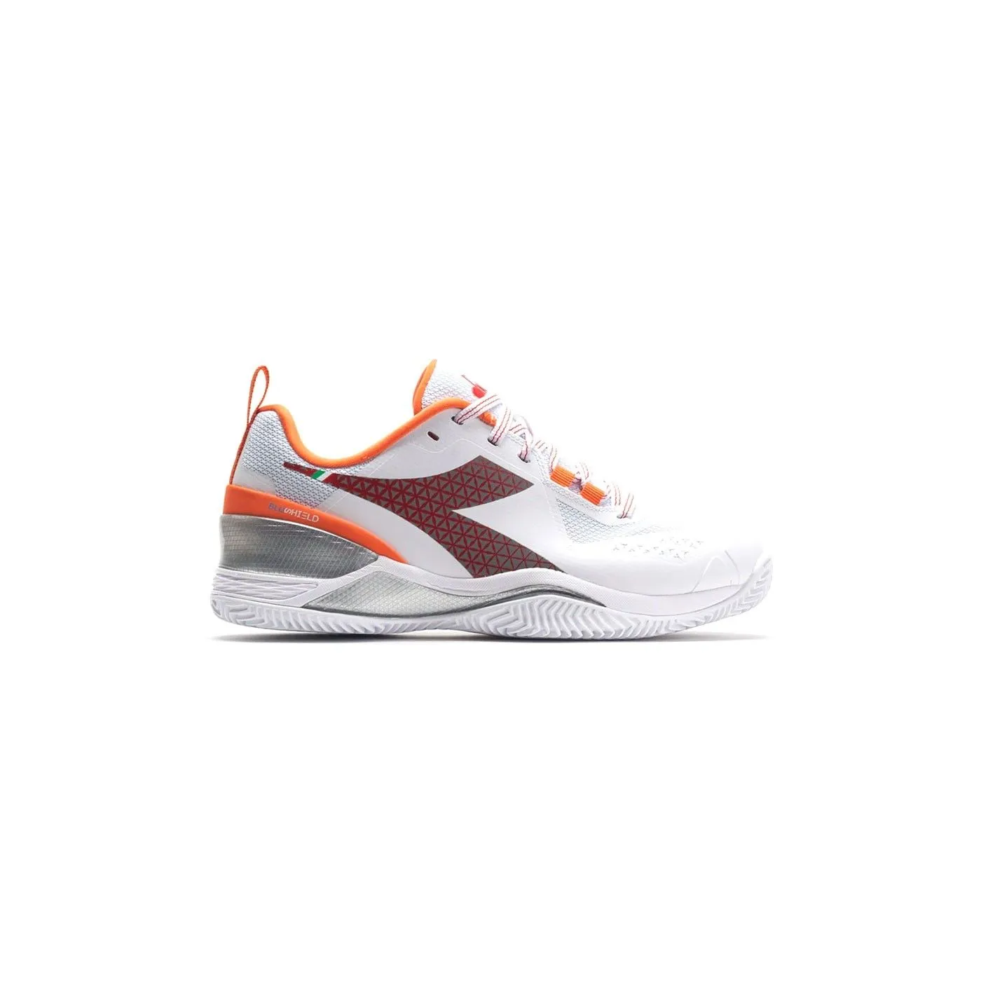 Diadora Blushield Torneo Clay Blanco Rojo Mujer