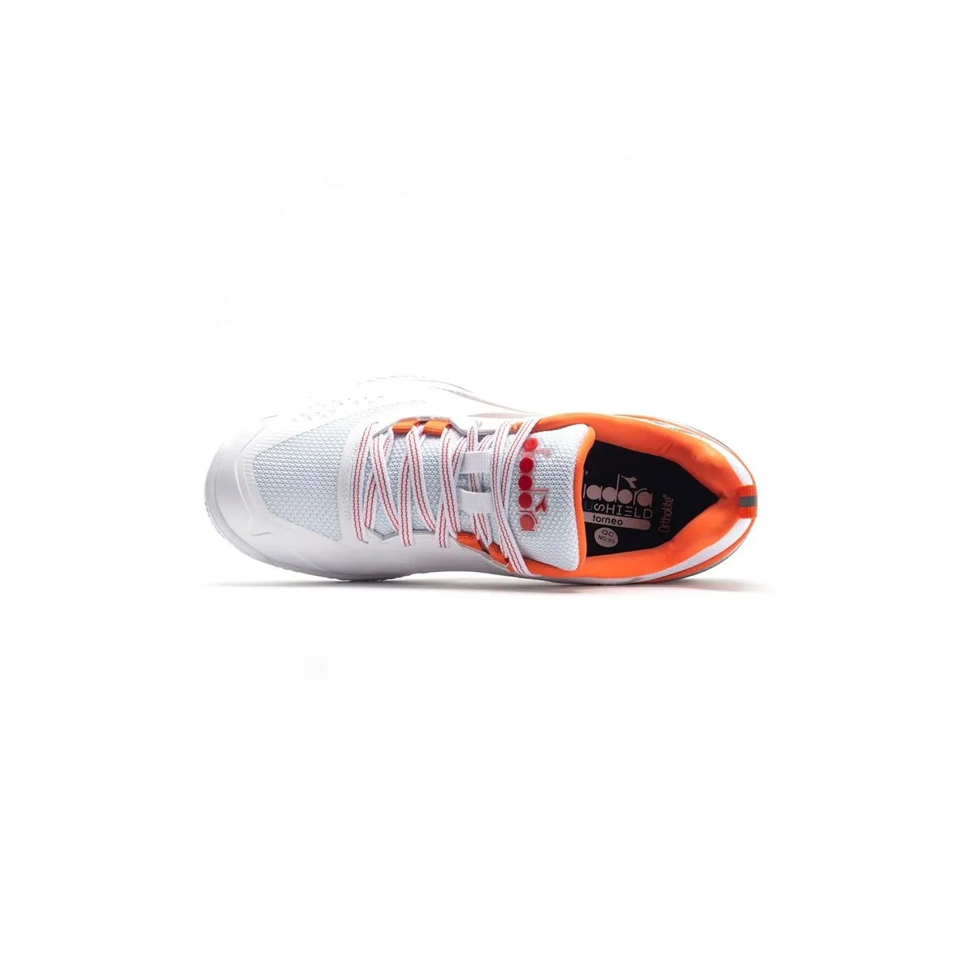 Diadora Blushield Torneo Clay Blanco Rojo Mujer