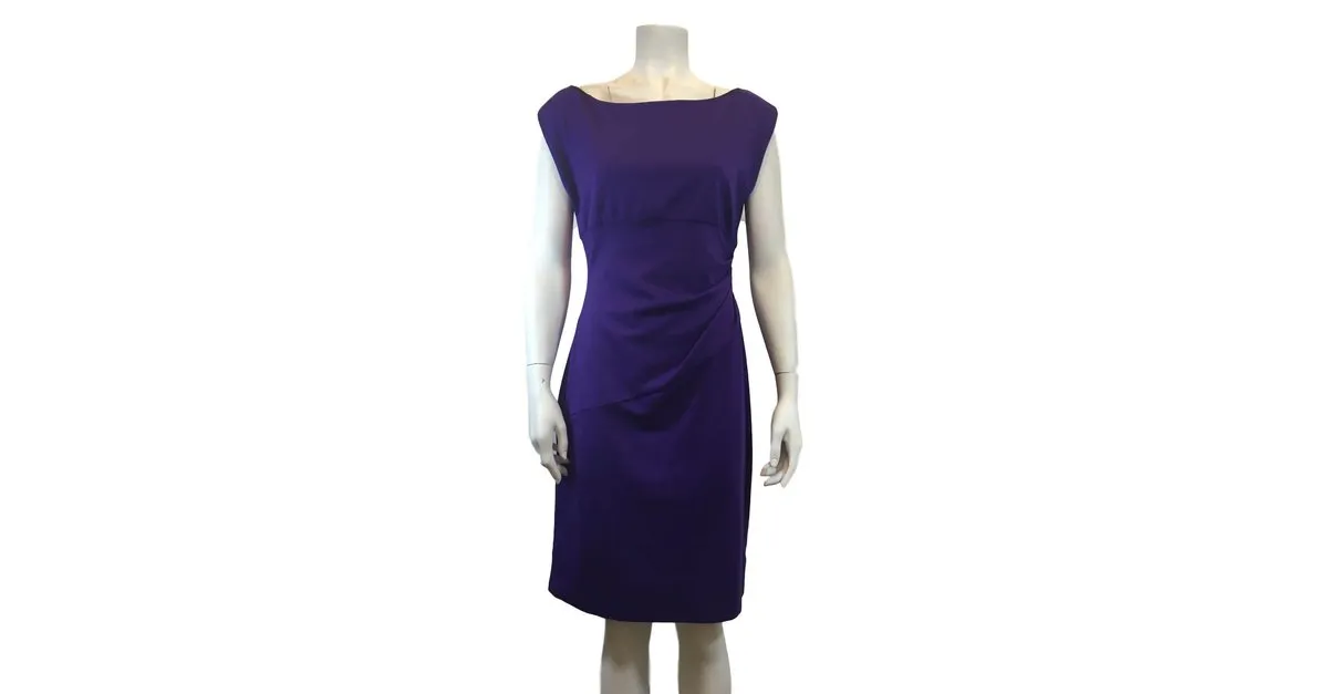 Diane Von Furstenberg Vestido Púrpura 