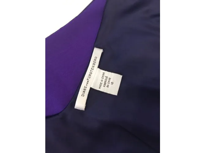 Diane Von Furstenberg Vestido Púrpura 