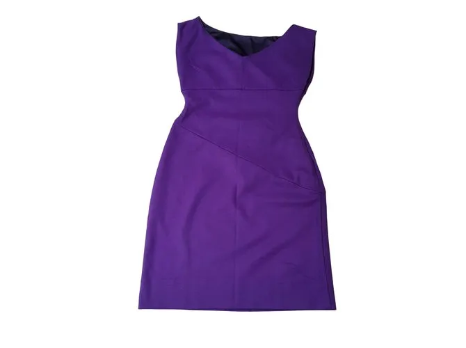 Diane Von Furstenberg Vestido Púrpura 