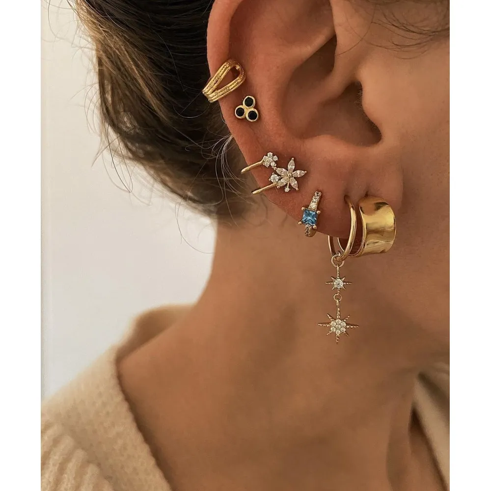 Ear Cuff Nines Oro