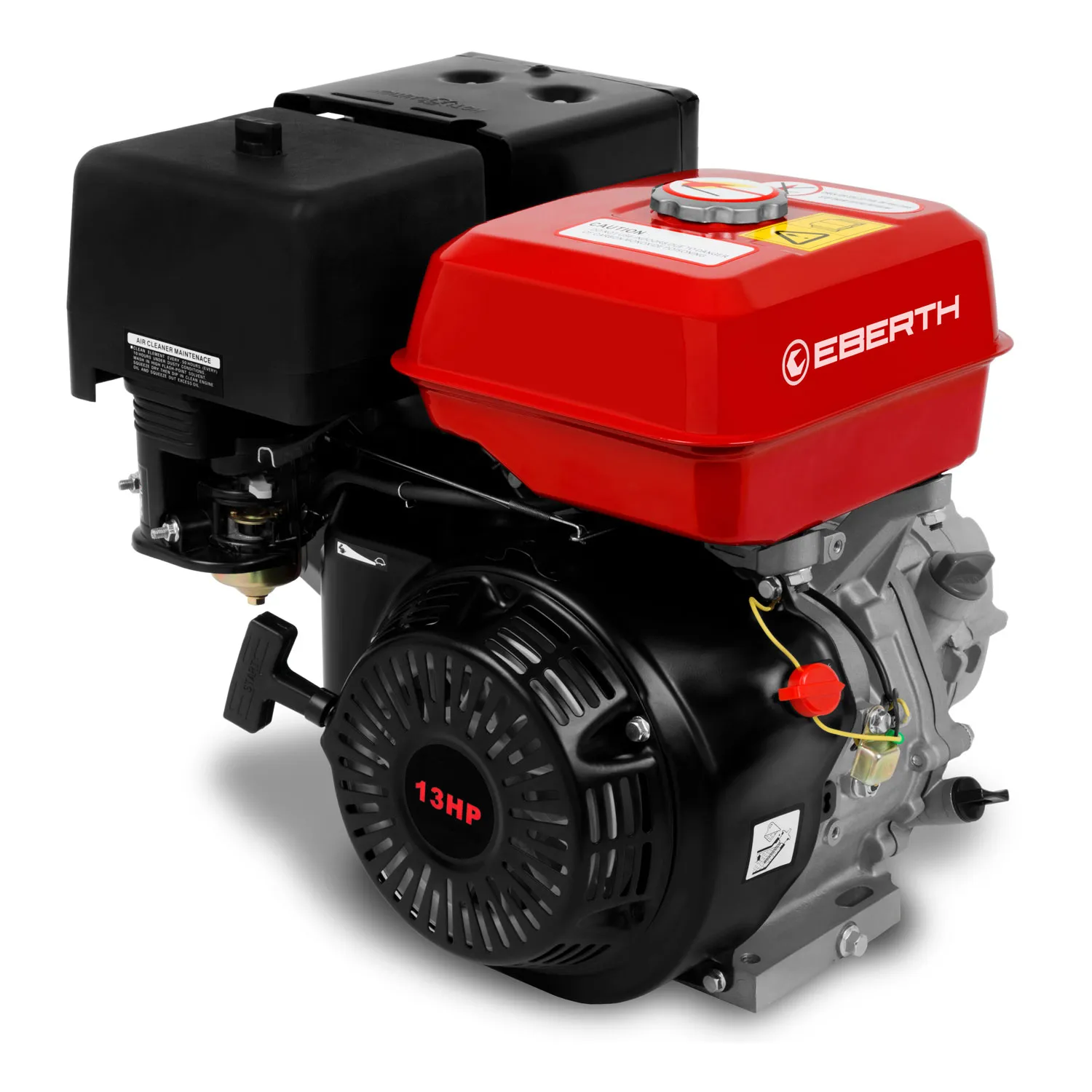 EBERTH Motor de gasolina 13 hp / 9,56 kW y 389 cc