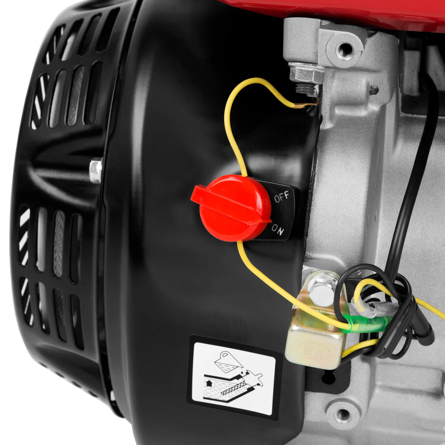 EBERTH Motor de gasolina 13 hp / 9,56 kW y 389 cc