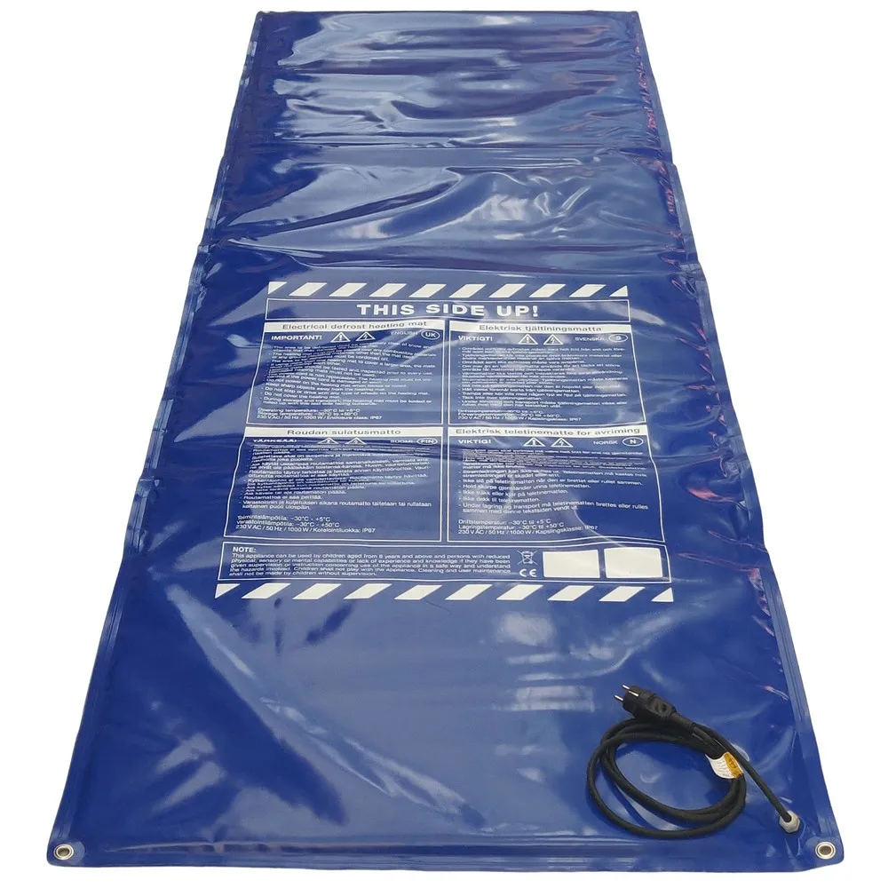 Esterilla para descongelación Kuhlmann, LxA 3.000 x 1.000 mm, 230 V, 1.050 W, con enchufe CEE