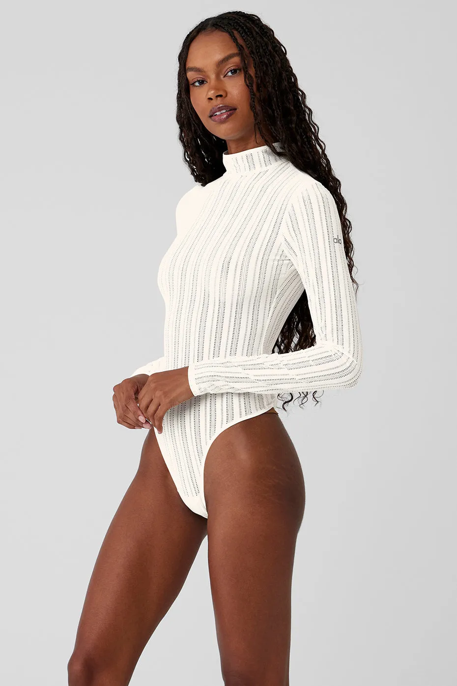 EUPHORIA LONG SLEEVE BODYSUIT  IVORY