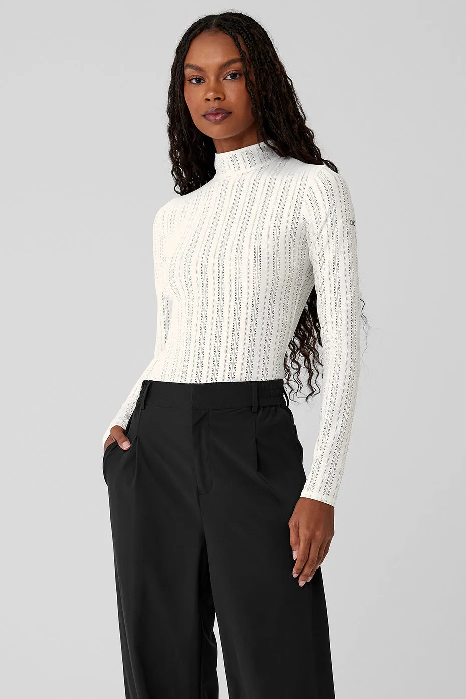 EUPHORIA LONG SLEEVE BODYSUIT  IVORY