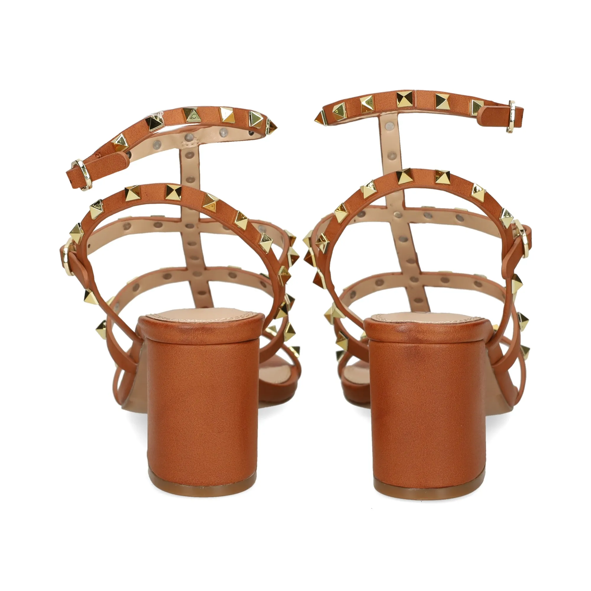 EXE Sandalias con tacón de Mujer TAN