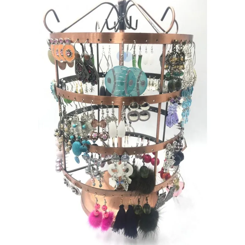 Expositor de pendientes redondo + 72 pares