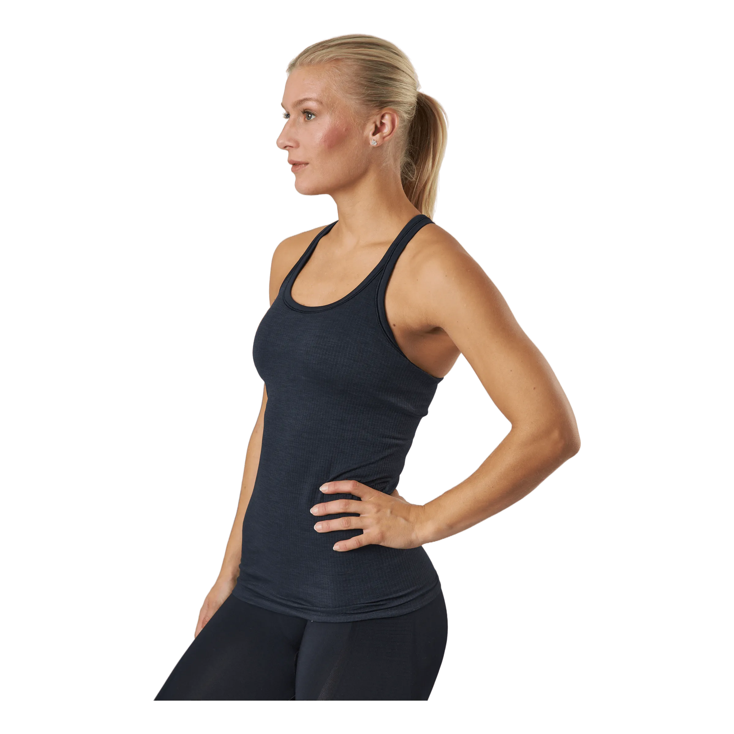 Famme Power Tank Top Black