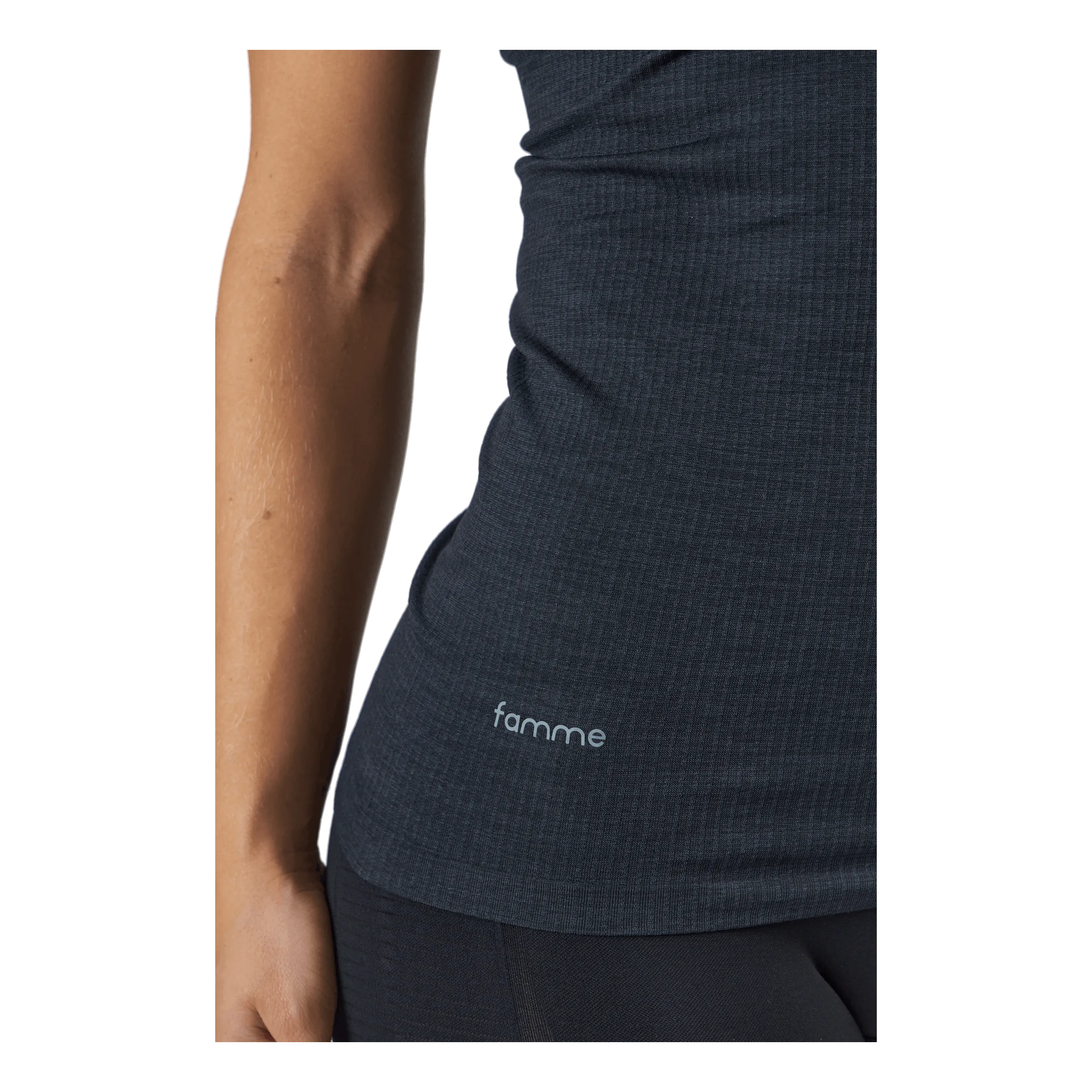 Famme Power Tank Top Black