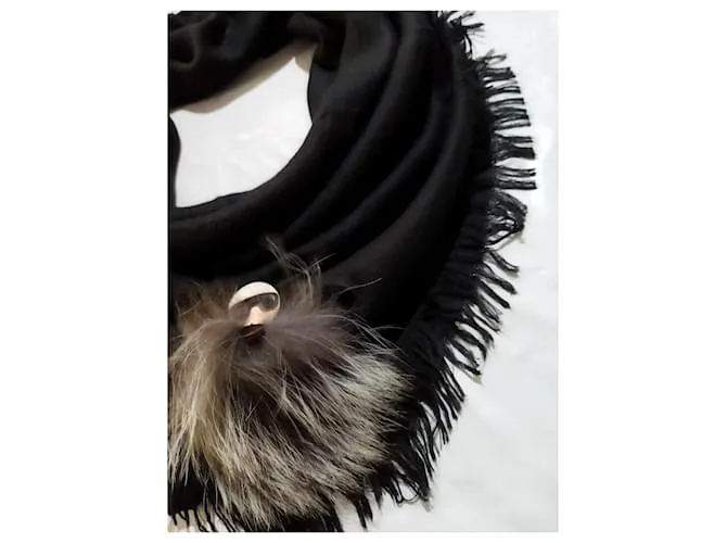Fendi Bufandas Negro 