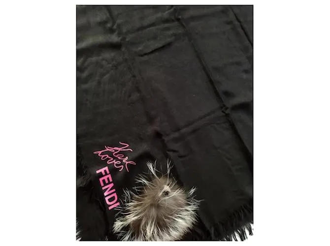 Fendi Bufandas Negro 