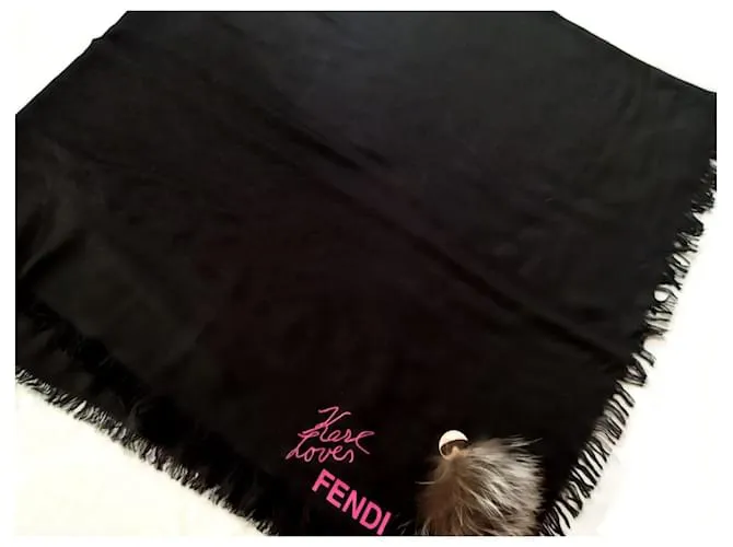 Fendi Bufandas Negro 