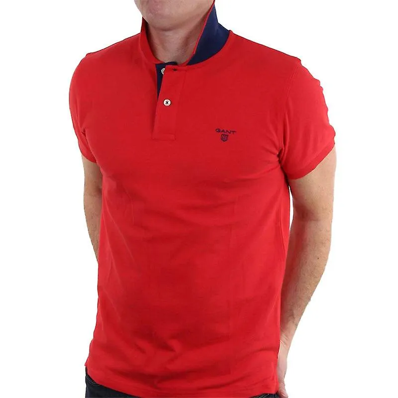 Gant Polo Hombre Manga Corta Casual Camiseta de Verano Golf Spo