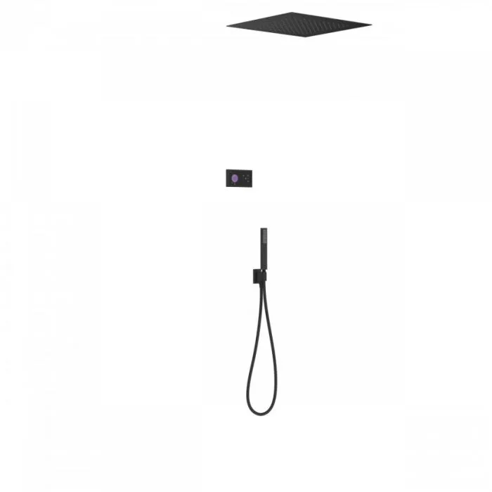 Grifo termostático Tres Shower Technology Negro Mate 09288561NM