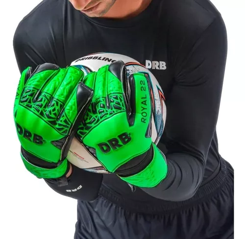 Guantes Arquero Dribbling Royal 22 Pro Verde Empo2000