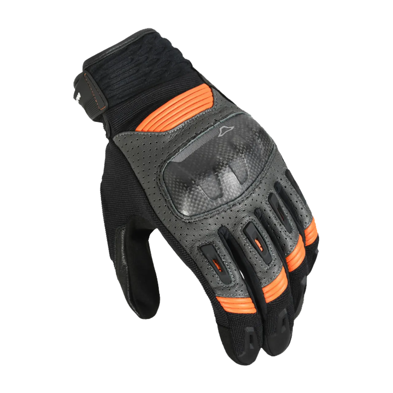 GUANTES DE MOTO MACNA RIME GRISNARANJA