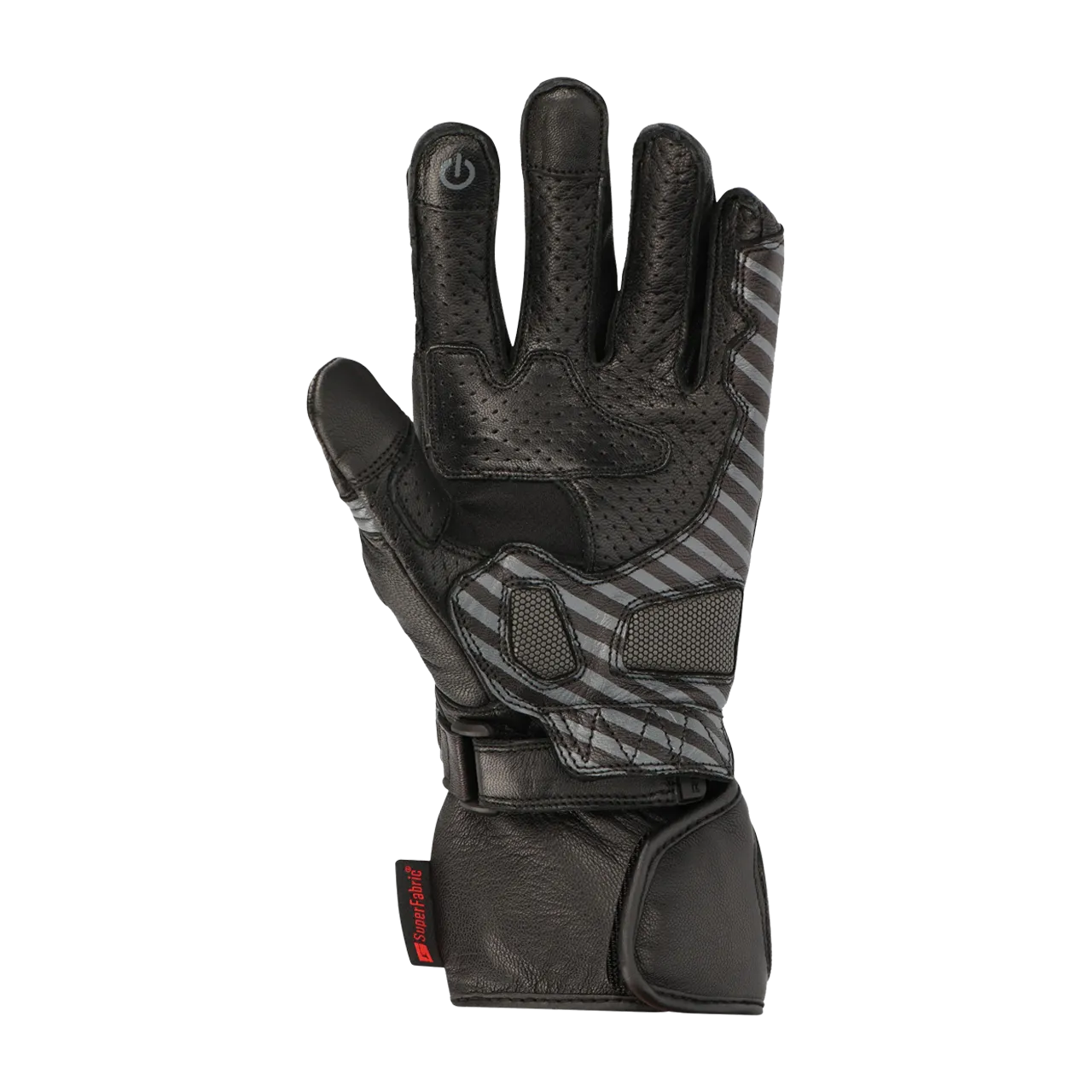 GUANTES DE MOTO RICHA SAVAGE 3 NEGROGRIS OSCURO