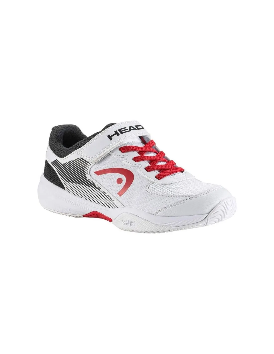 Head Sprint Velcro 3 Blanco Rojo Junior 275222whrd