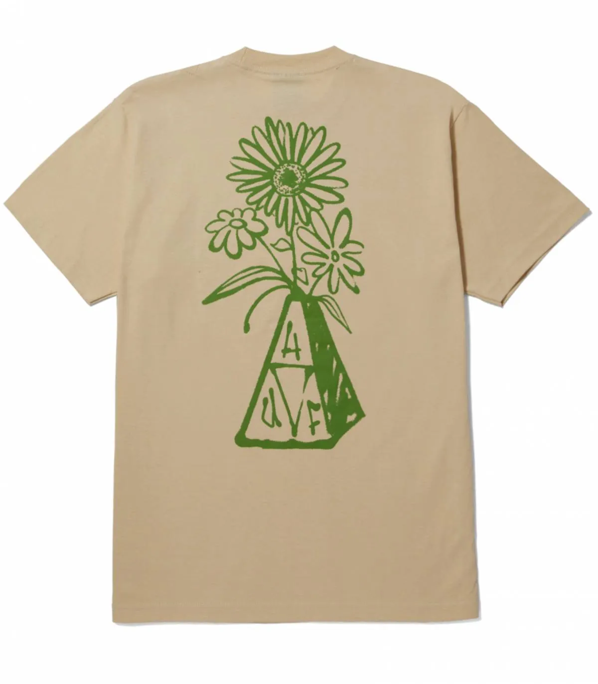 HUF  CAMISETA PARA HOMBRE AMARILLA  HALLOWS TEE