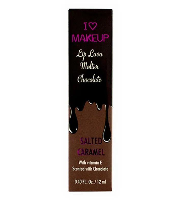 I HEART MAKEUP  LABIAL LAVA MOLTEN CHOCOLATE  SALTED CARAMEL
