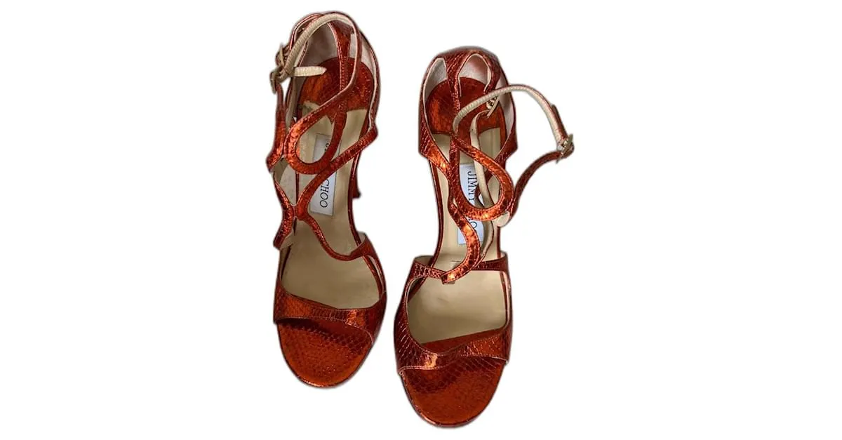 Jimmy Choo Tirar Naranja 