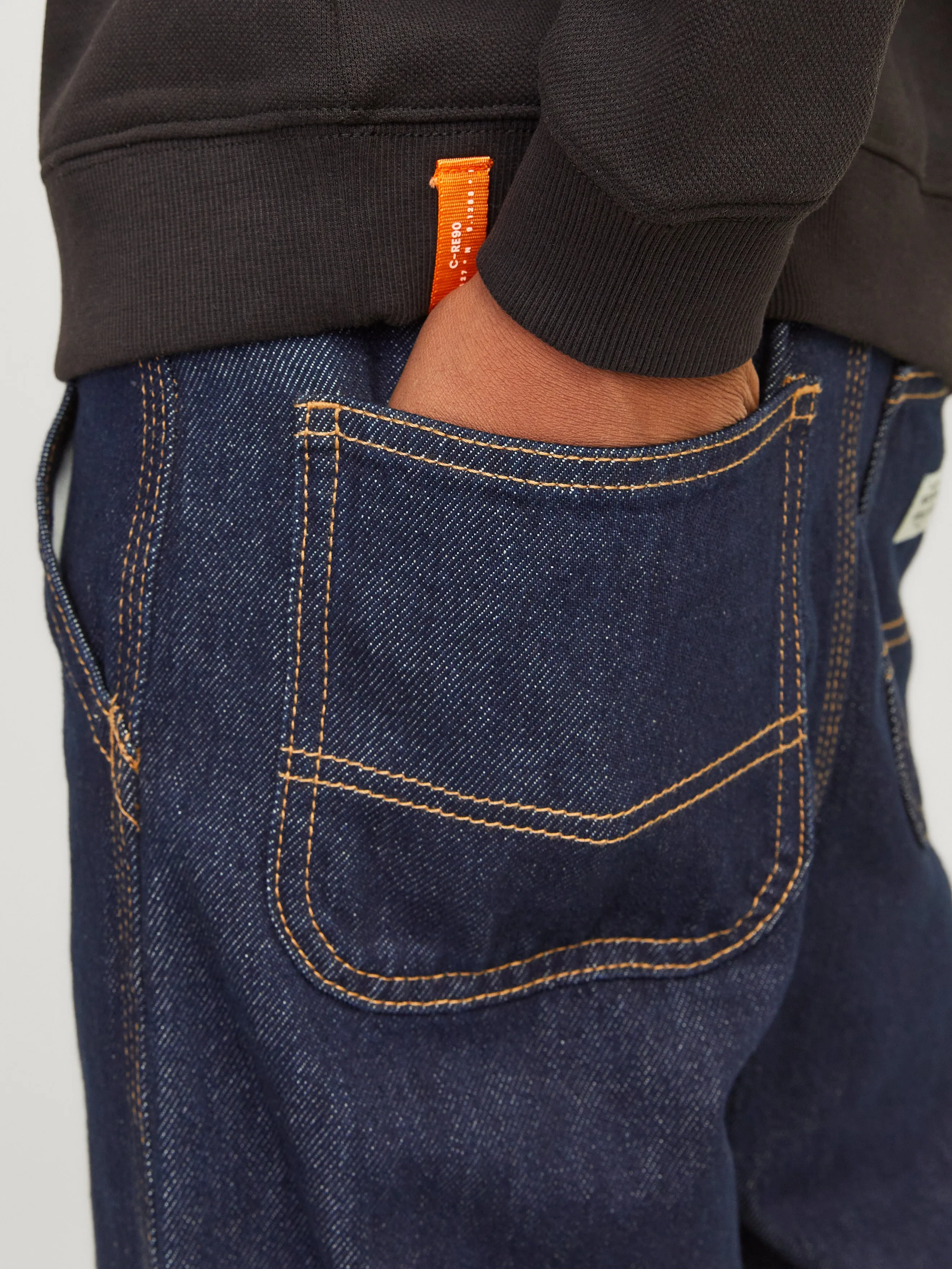 JJICHRIS JJWORKER MF 043 JNR Vaqueros de corte holgado Junior | Azul intermedio | Jack & Jones®