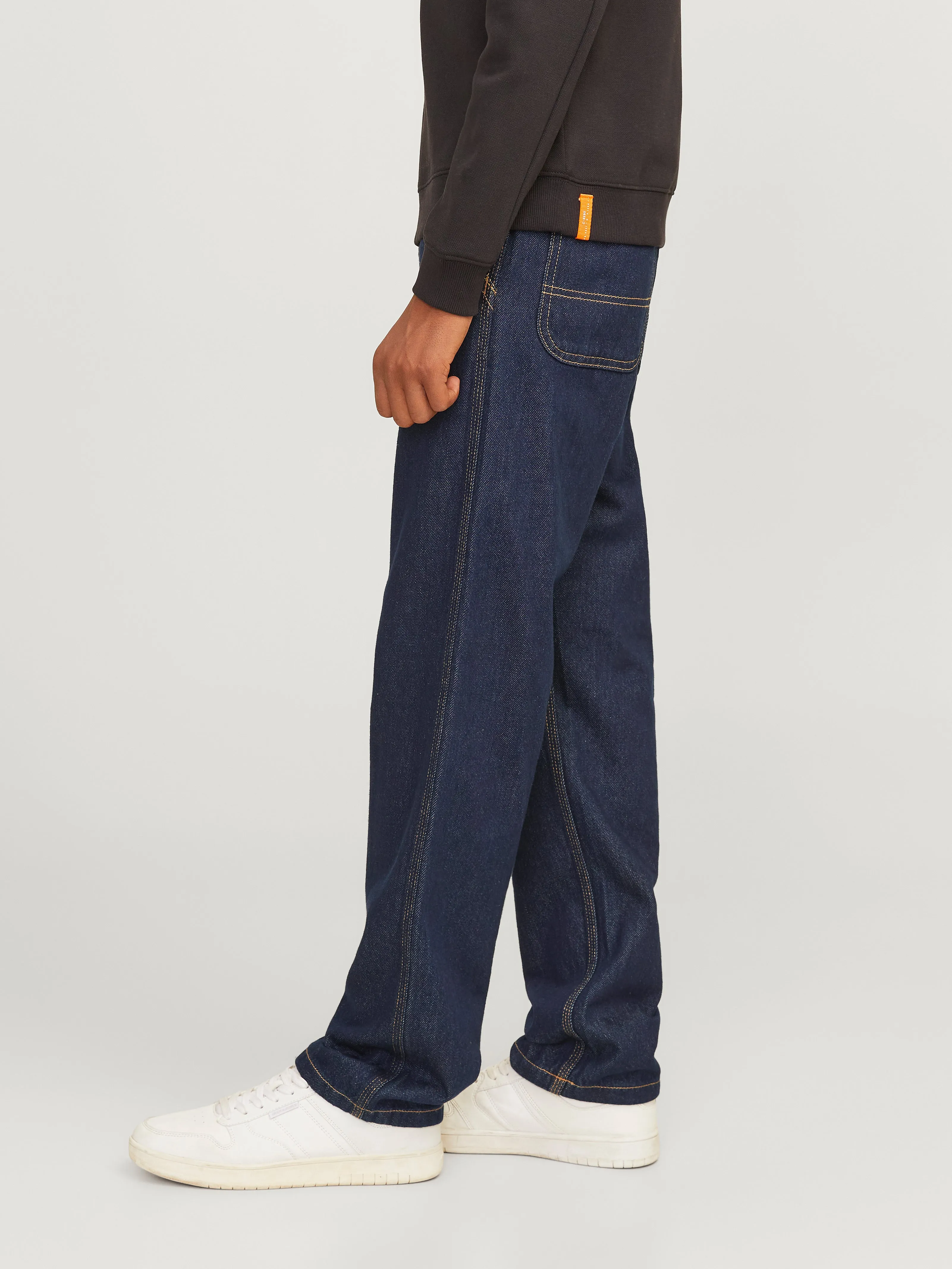 JJICHRIS JJWORKER MF 043 JNR Vaqueros de corte holgado Junior | Azul intermedio | Jack & Jones®