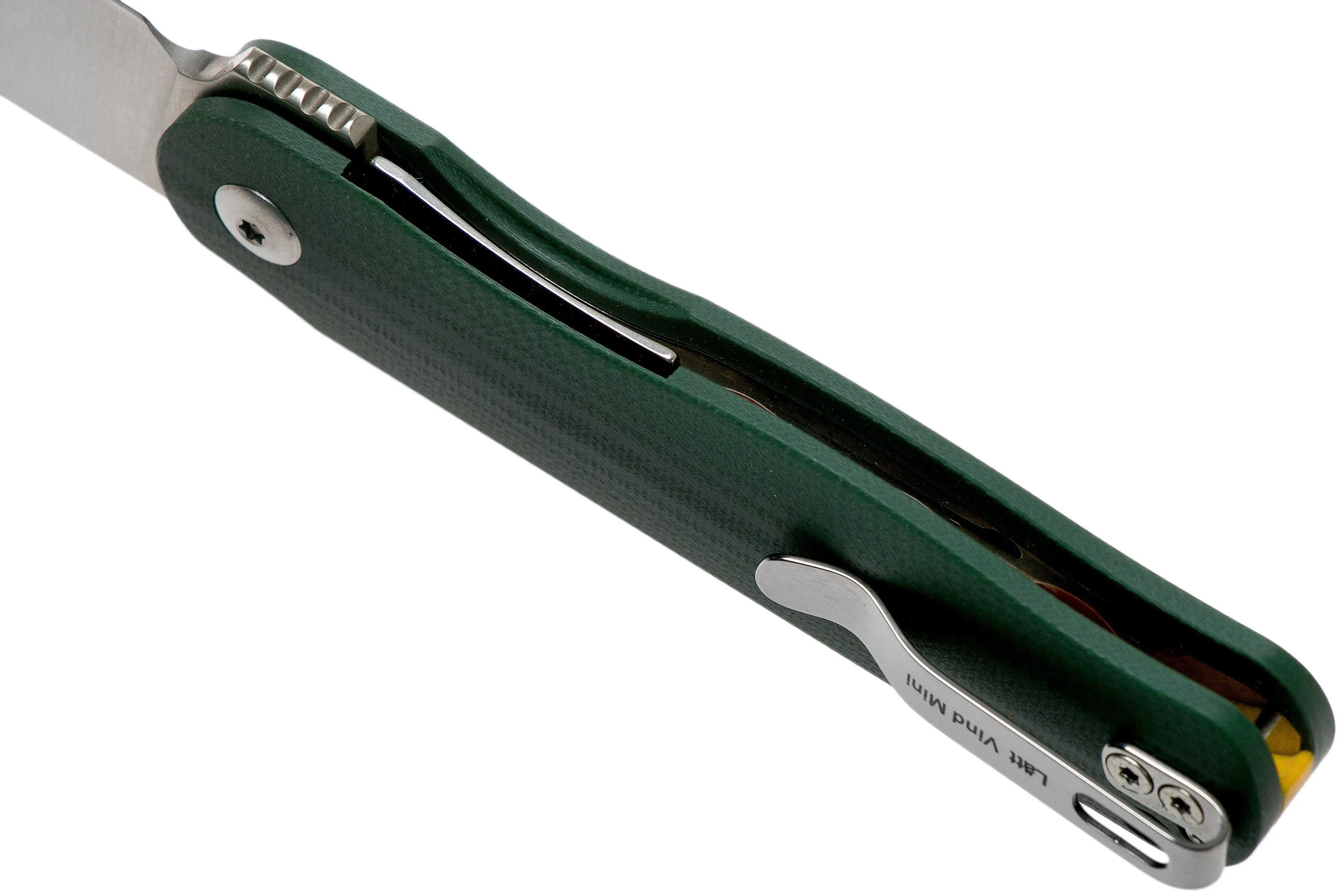 Kizer Vanguard Lätt Vind Mini Green V3567N2 navaja, Gage design