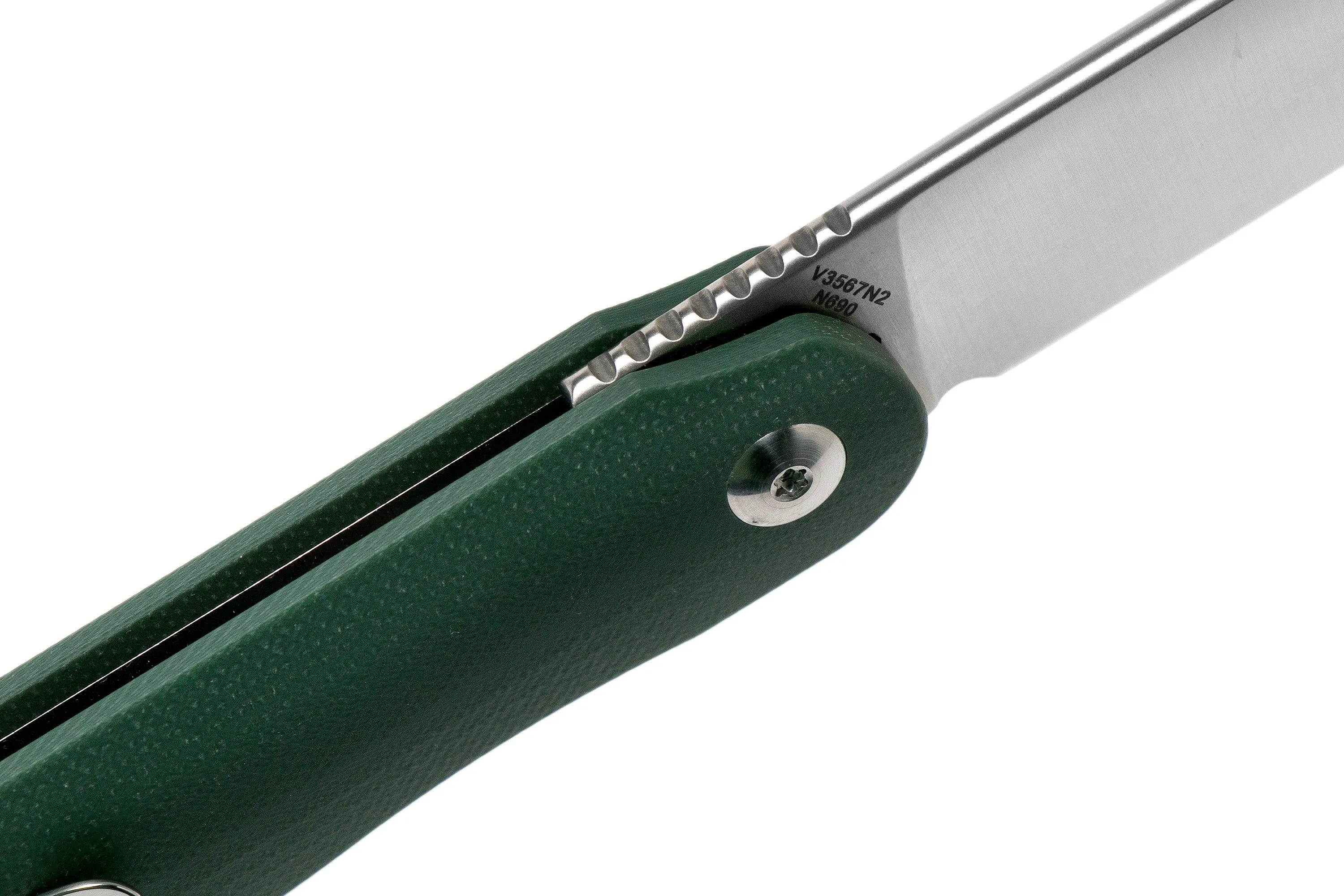 Kizer Vanguard Lätt Vind Mini Green V3567N2 navaja, Gage design