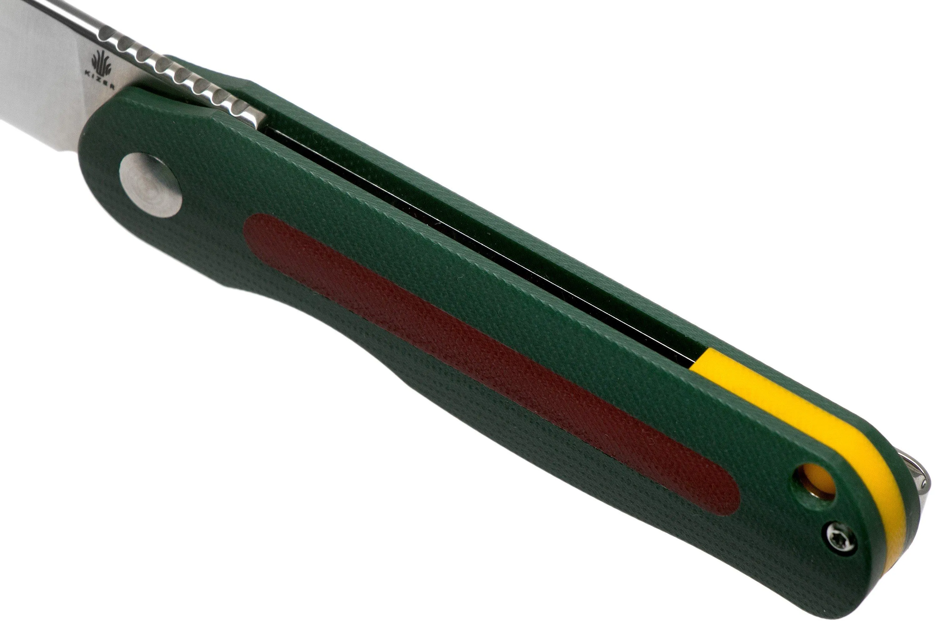 Kizer Vanguard Lätt Vind Mini Green V3567N2 navaja, Gage design