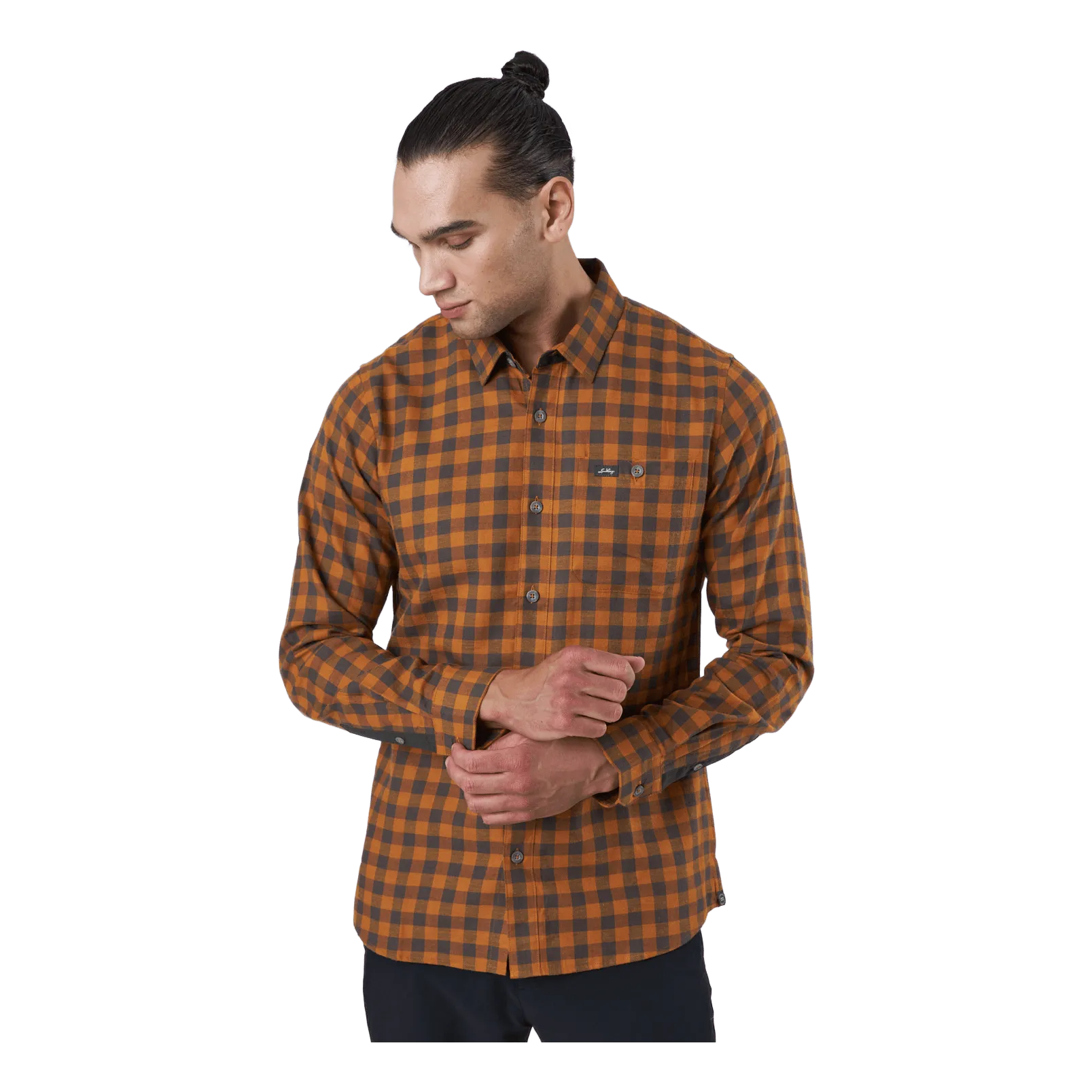 Lundhags Ekren Ms Ls Shirt Dark Gold