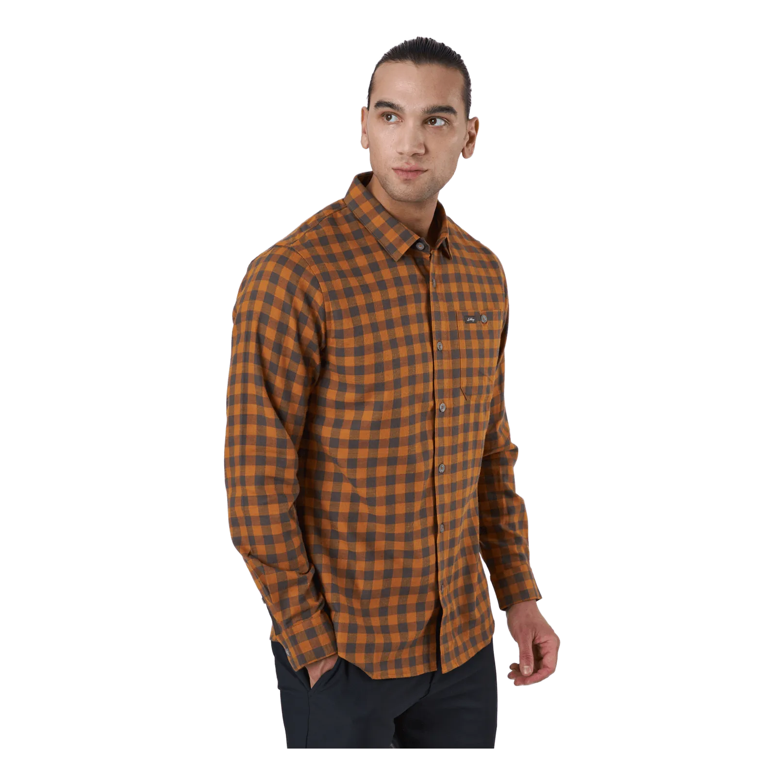Lundhags Ekren Ms Ls Shirt Dark Gold