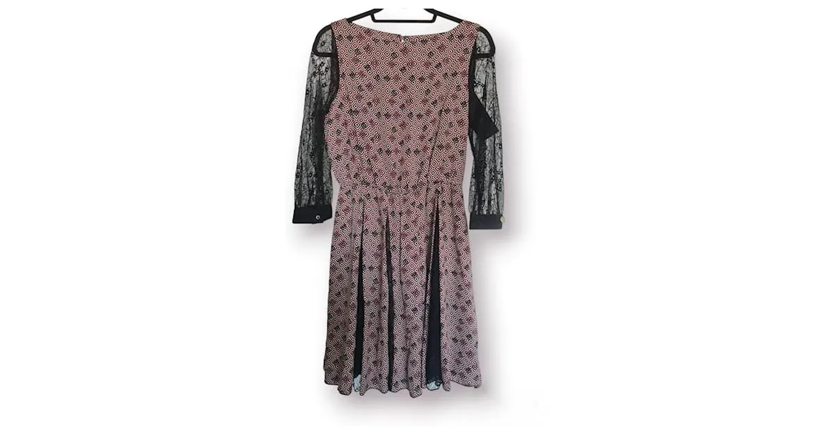 MANGANO Vestidos FR 44 poliéster Multicolor 