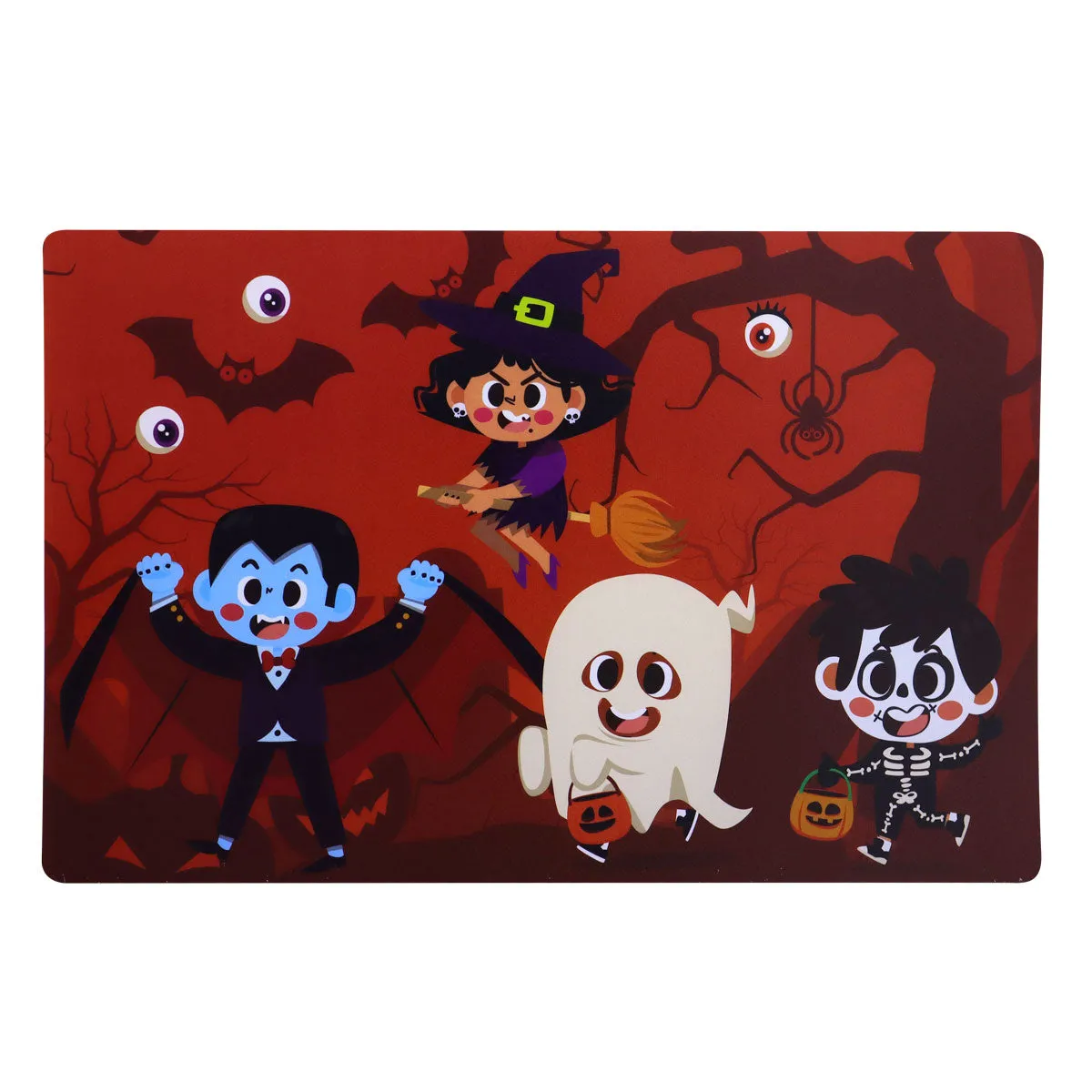 Mantel Individual con Diseo de Halloween