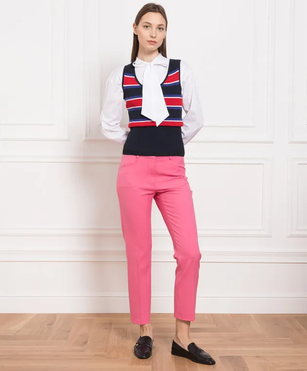 Max & Co Odette blue striped top