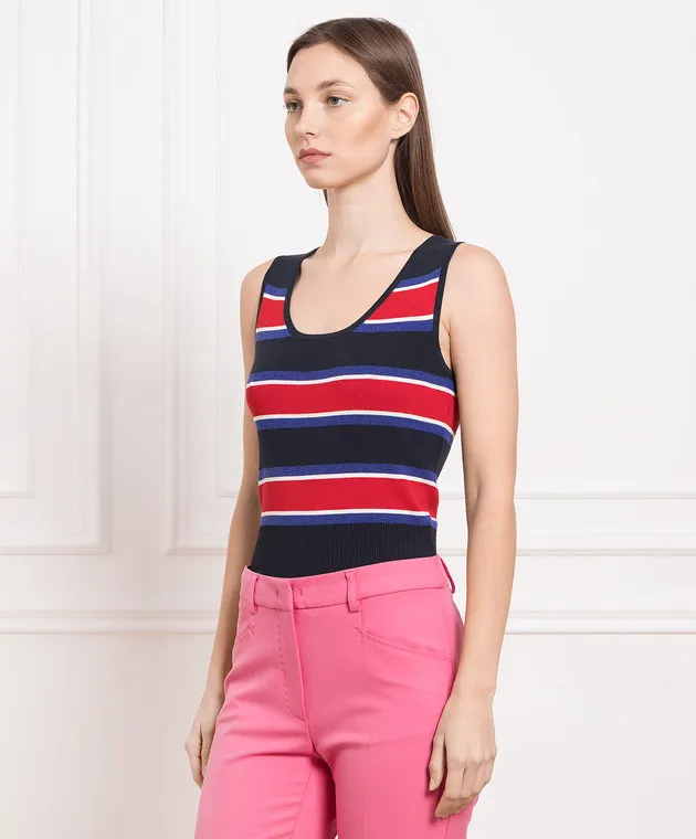 Max & Co Odette blue striped top