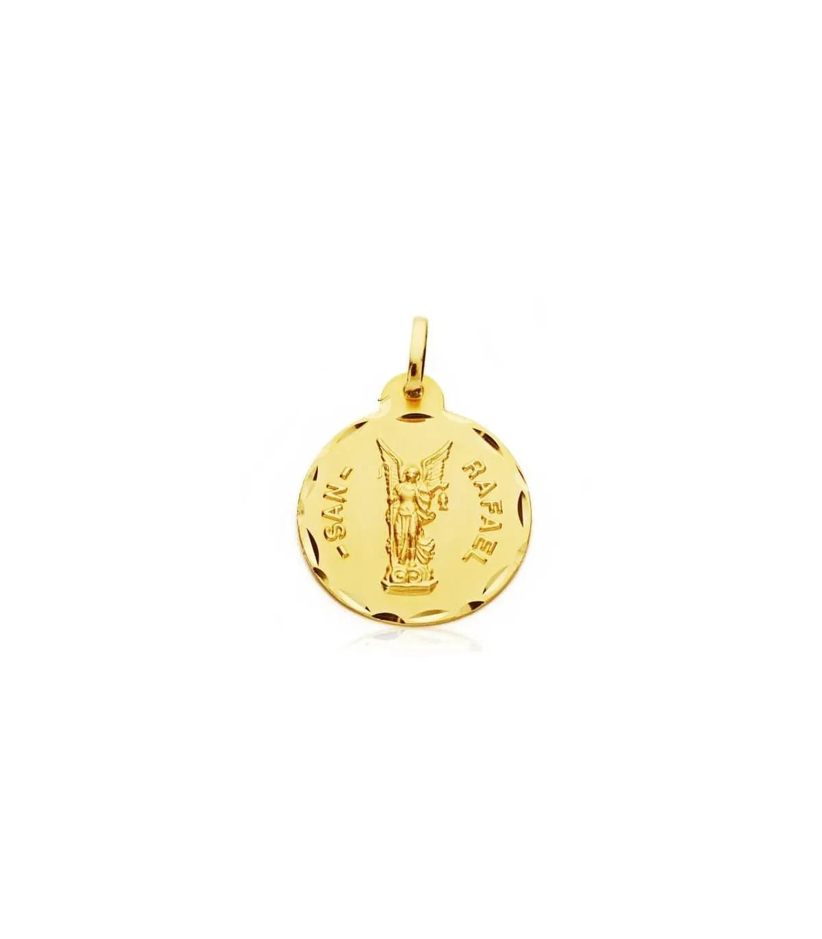 Medalla San Rafael Oro 18K 20mm