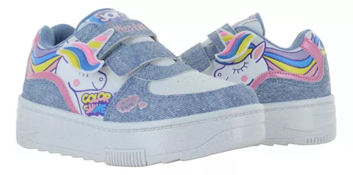 Miss Pink Tenis Sneakers Unicornio Sport Casual Niña 89298